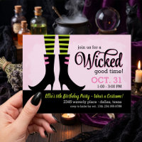Wicked Witch Kids Birthday Costume Party