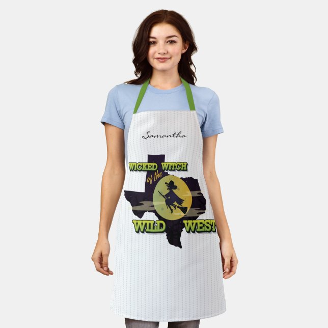 Wicked Witch of the Wild West Apron (Worn)