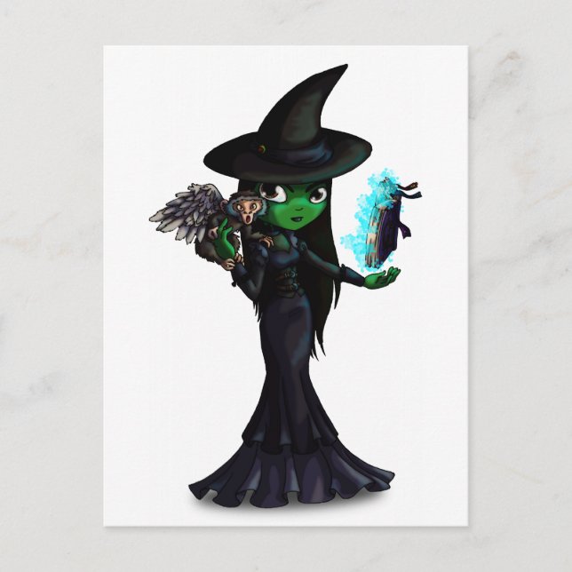 Wicked Witch Postcard (Front)