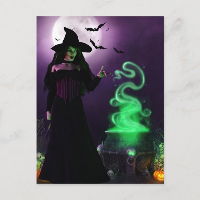 Wicked Witch Postcard (Front)
