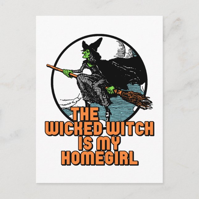 Wicked Witch Postcard (Front)