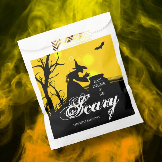 Wicked Witch Silhouette Halloween Favour Bag (Creator Uploaded)