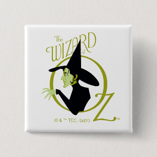 Wicked Witch™ The Wizard Of Oz™ Logo 15 Cm Square Badge