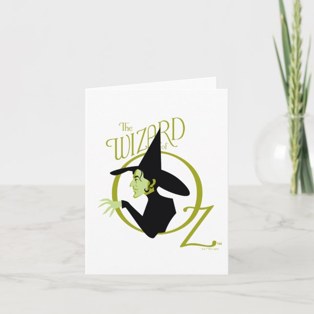 Wicked Witch™ The Wizard Of Oz™ Logo Note Card (Front)