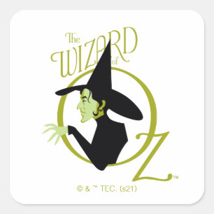 Wicked Witch™ The Wizard Of Oz™ Logo Square Sticker