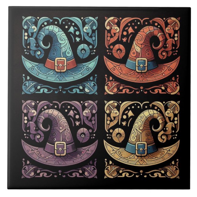 Wicked Witches Ceramic Tile (Front)