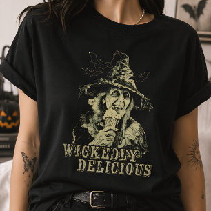 Wickedly Delicious Witch Ice Cream Spooky Summer T-Shirt