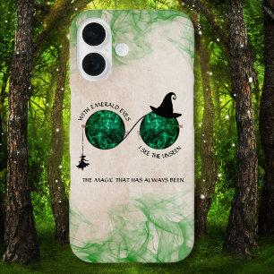 Wickedly Enchanted Emerald Eye iPhone case