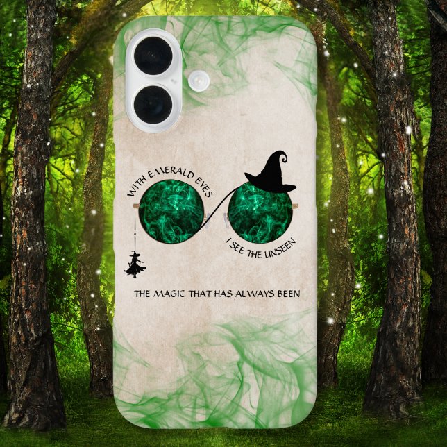 Wickedly Enchanted Emerald Eye iPhone case (Wickedly Enchanted Emerald Eye Phone Case)