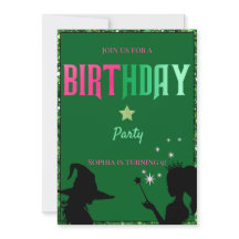 Wickedly Fun Birthday Party Green Pink Glinda