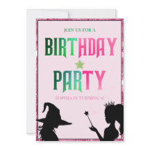 Wickedly Fun Birthday Party Green Pink Glinda