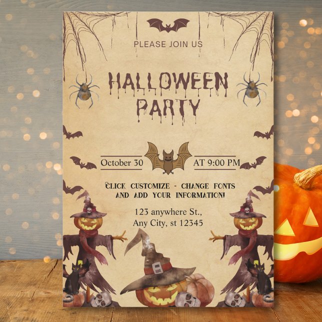 Wickedly Fun Halloween Party Invitation (Creator Uploaded)