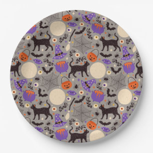 Wickedly Fun Halloween Party Paper Plates