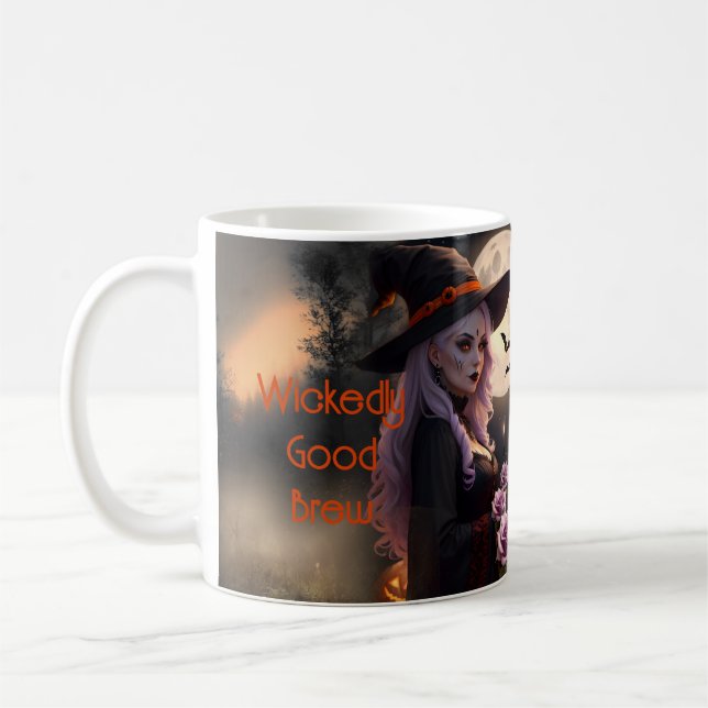 Wickedly Good Brew Witches Spellbinding Coffee Mug (Left)