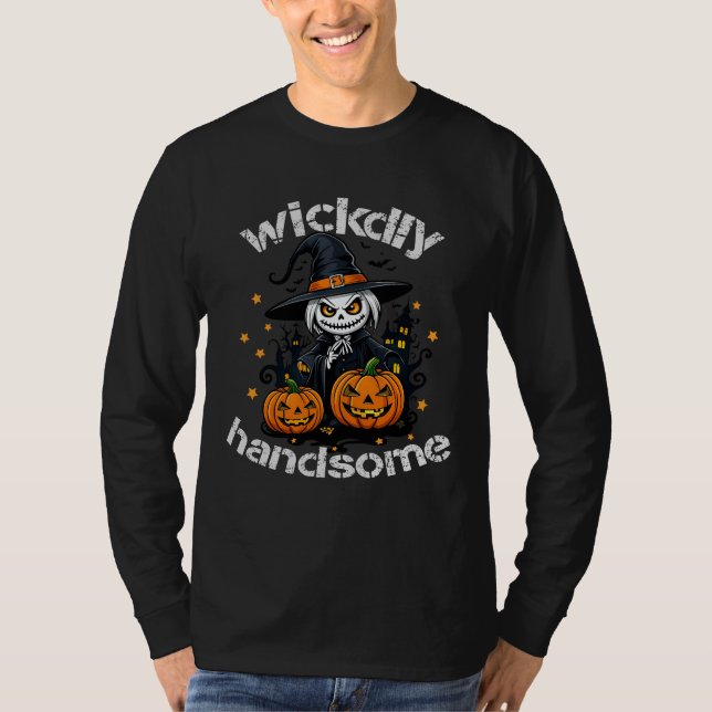 Wickedly Handsome Pumpkin King Men's Basic T-Shirt (Front)