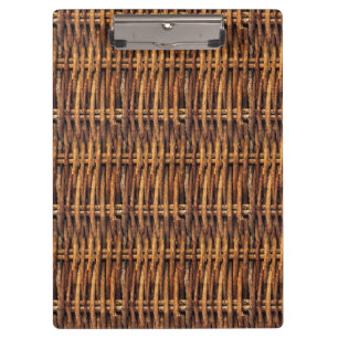 Wicker Basket Pattern Clipboard
