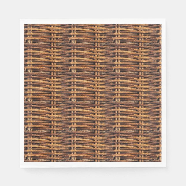 Wicker Basket Pattern Napkin (Front)