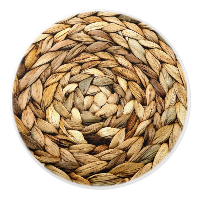 Wicker Ceramic Knob (Front)