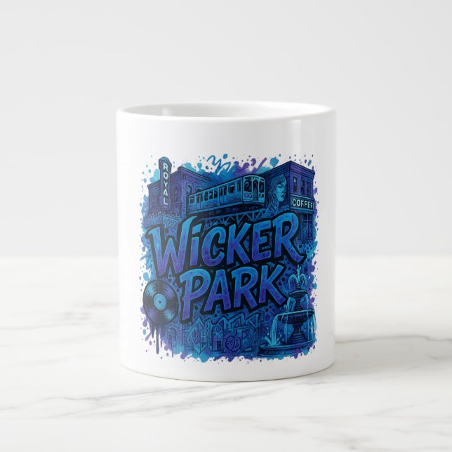 Wicker Park  Large Coffee Mug (Front)
