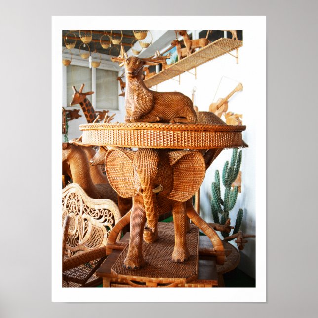 Wickerwork animals poster (Front)