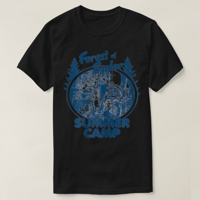 Wicket Ewoks Endor Forest Summer Camp T-Shirt (Design Front)