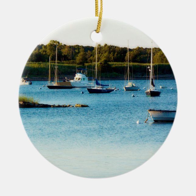 Wickford Rhode Island harbour ornament (Front)