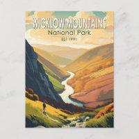 Wicklow Mountains National Park Ireland Travel Art