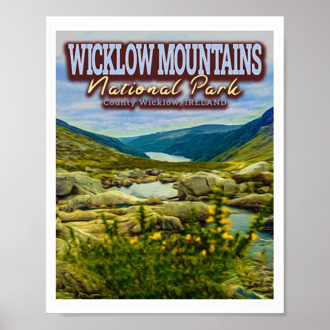 WICKLOW MOUNTAINS NATIONAL PARK - WICKLOW IRELAND POSTER (Front)