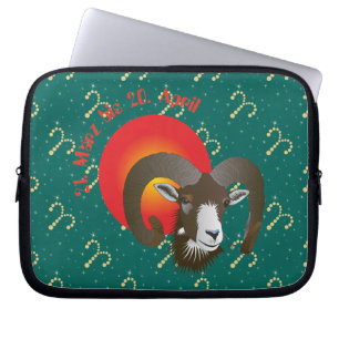 Widder 21. März - 20. April Laptop Schutzhüllen Sleeve