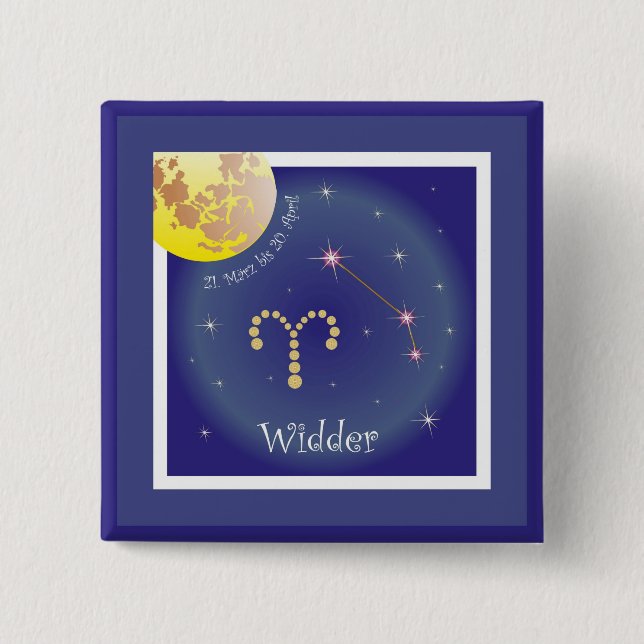 Widder 21. März bis 20. April Buttons (Front)