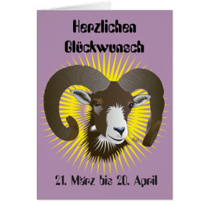 Widder 21. März bis 20. April Karte