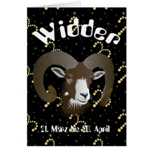 Widder 21. März bis 20. April Karte