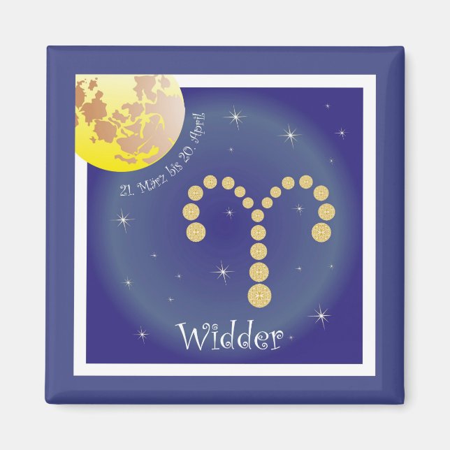 Widder 21. März bis 20. April Magnet (Front)