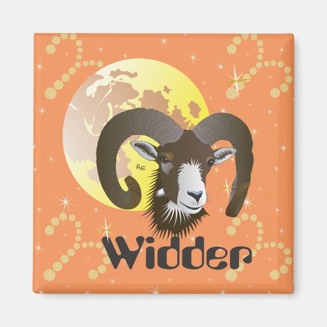 Widder 21. März bis 20. April Magnet (Front)