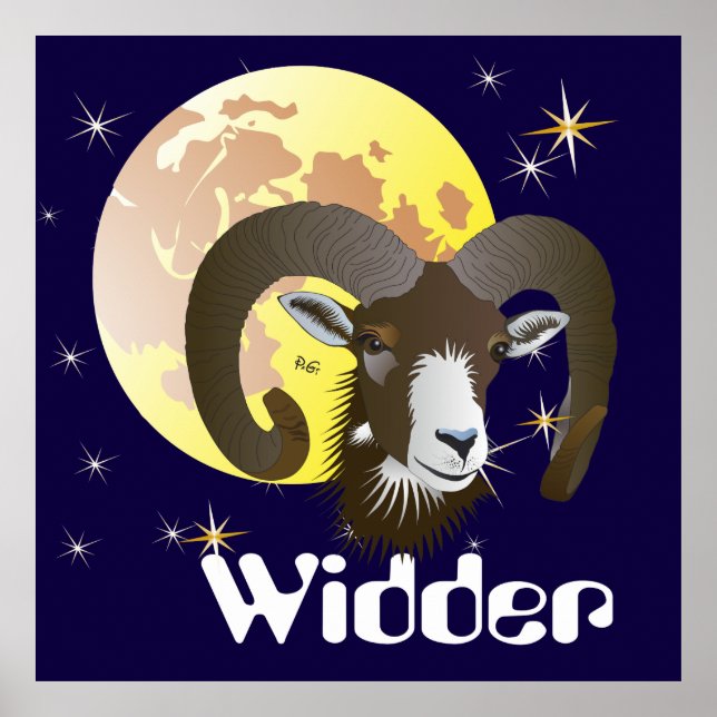 Widder 21. März bis 20. April Poster (Front)