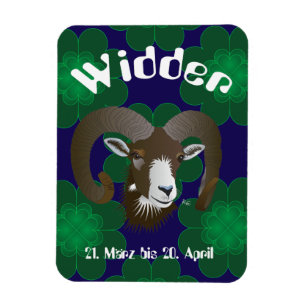 Widder 21. März bis 20. April Premium Flexi Magnet