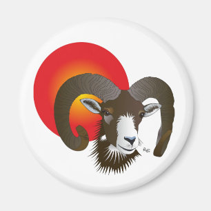 Widder - Tierkreiszeichen Magnet