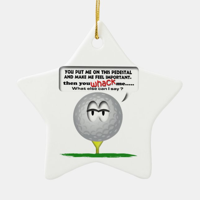 Widdle ball golf ornament (Front)