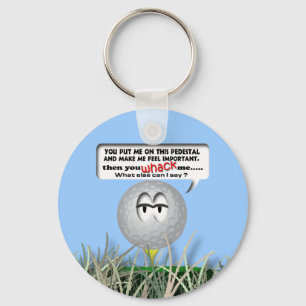 Widdle Ball in the Rough Key Ring
