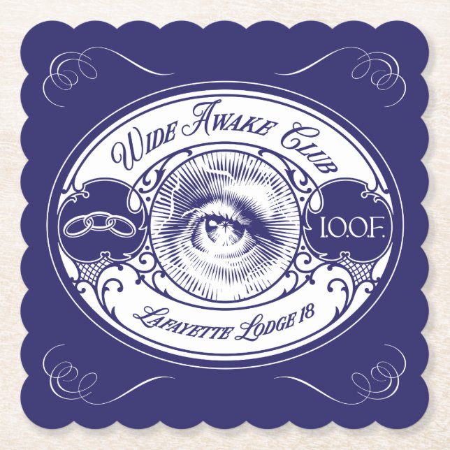 Wide Awake Club Coaster (Front)