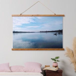Wide banks of the Dnieper River Hanging Tapestry