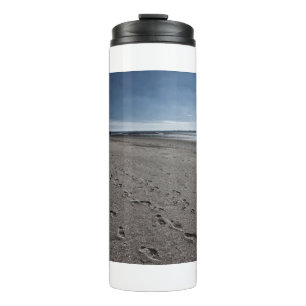 Wide beach at the North Sea Thermal Tumbler