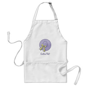 Wide Brimmed Hat Lilac Standard Apron