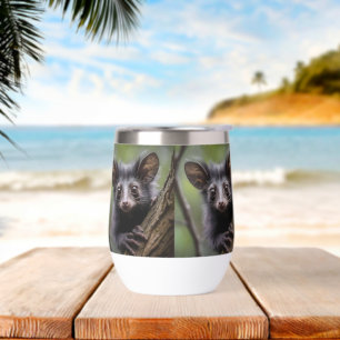 "Wide-Eyed Aye-Aye in a Tree"