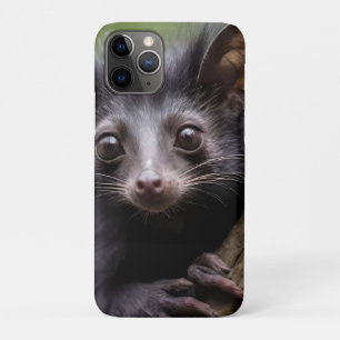 "Wide-Eyed Aye-Aye in a Tree" iPhone 11 Pro Case