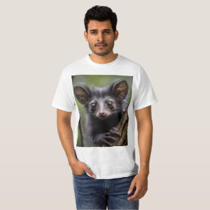 "Wide-Eyed Aye-Aye in a Tree" T-Shirt