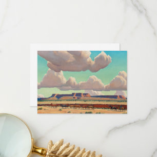 Wide Lands of the Navajo by Maynard Dixon  Thank You Card