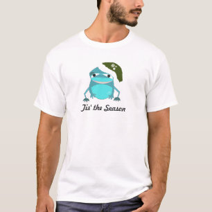 Wide Mouth Frog in a Festive Hat T-Shirt