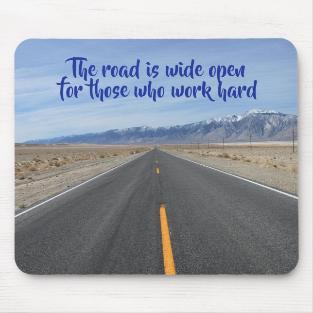 Wide Open Road Mouse Pad (Front)