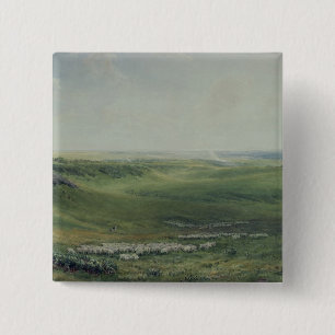 Wide Pastures, Sussex 15 Cm Square Badge